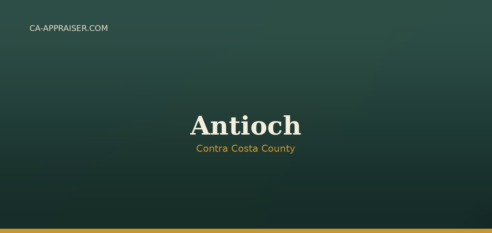 Residential real estate in Antioch, Contra Costa County