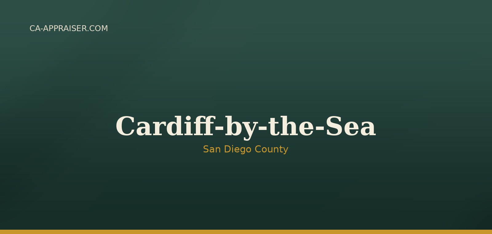 Residential real estate in Cardiff-by-the-Sea, San Diego County