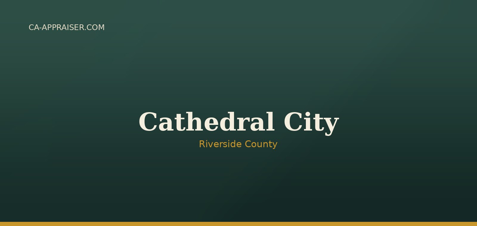 Residential real estate in Cathedral City, Riverside County