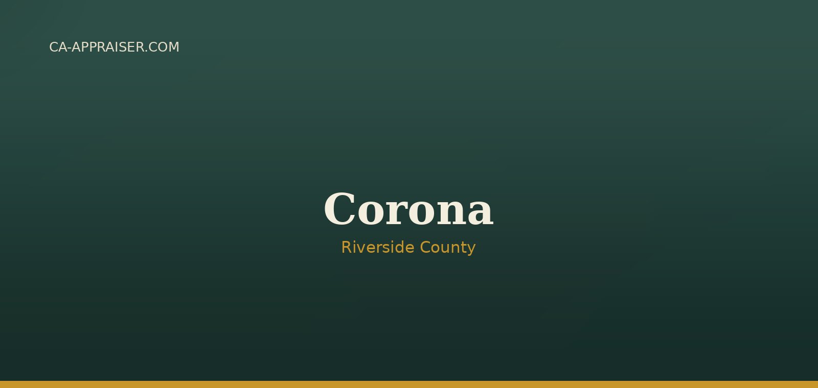 Residential real estate in Corona, Riverside County
