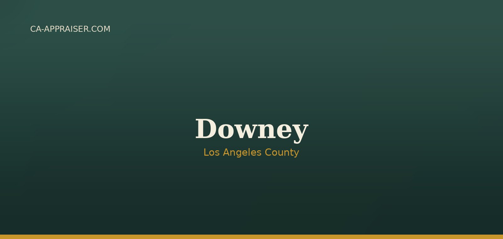Residential real estate in Downey, Los Angeles County