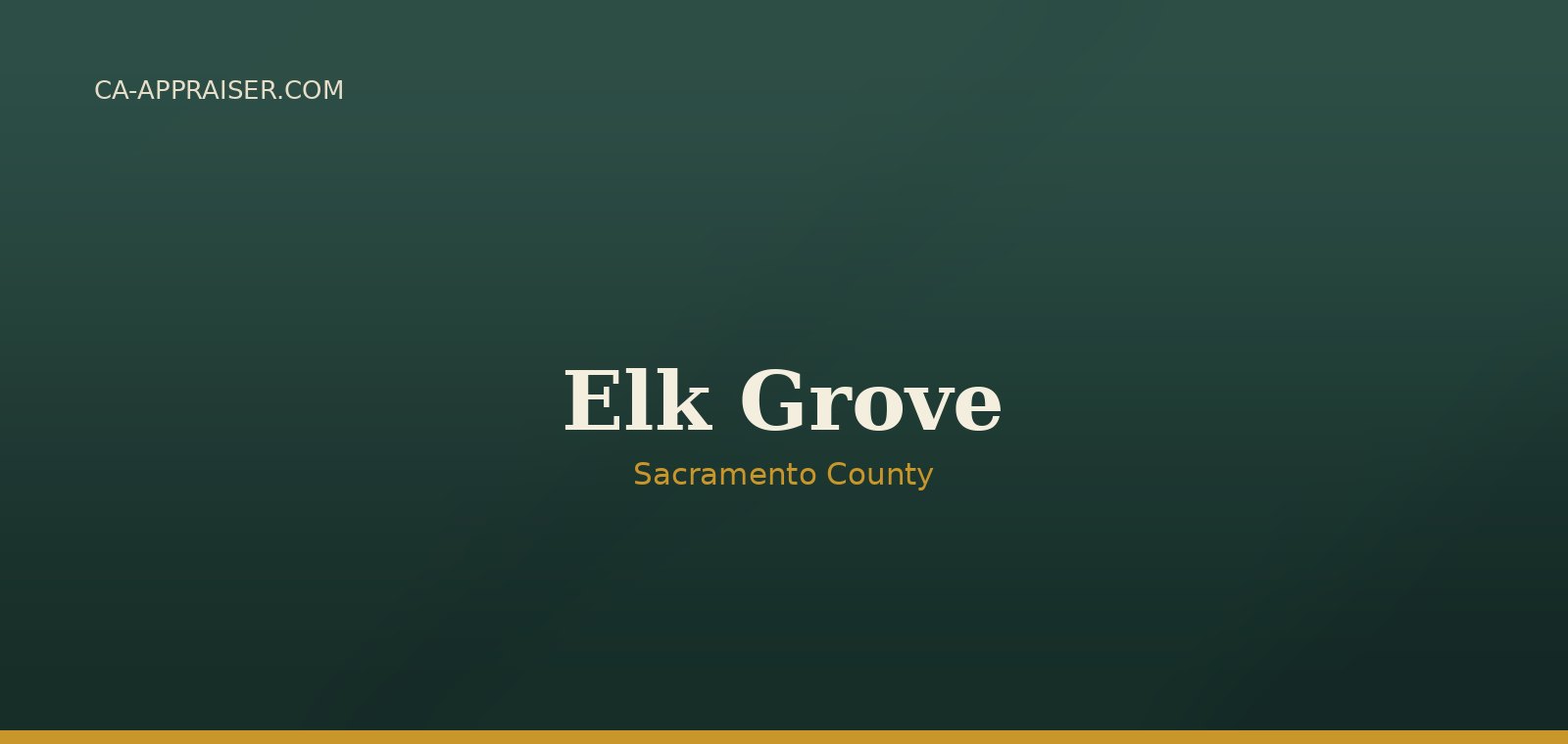 Residential real estate in Elk Grove, Sacramento County