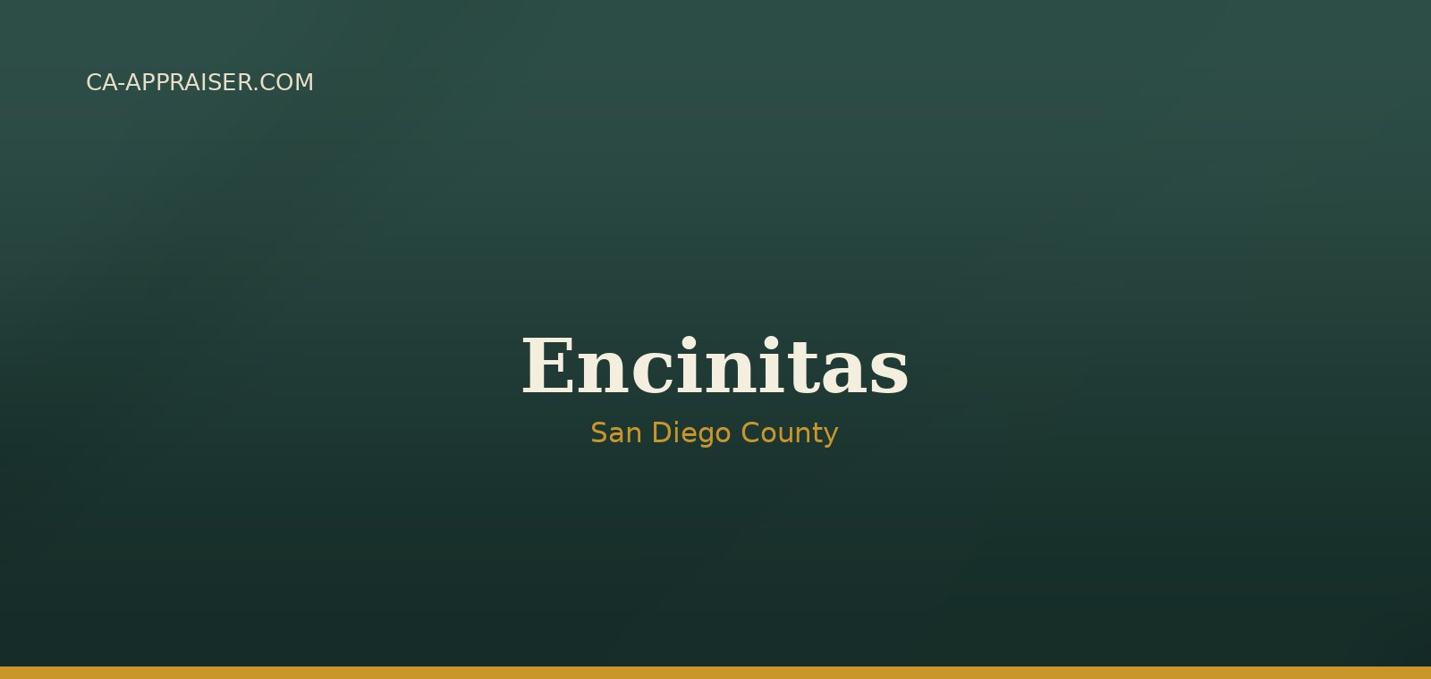 Residential real estate in Encinitas, San Diego County