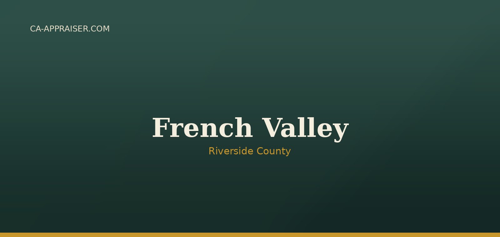 Residential real estate in French Valley, Riverside County