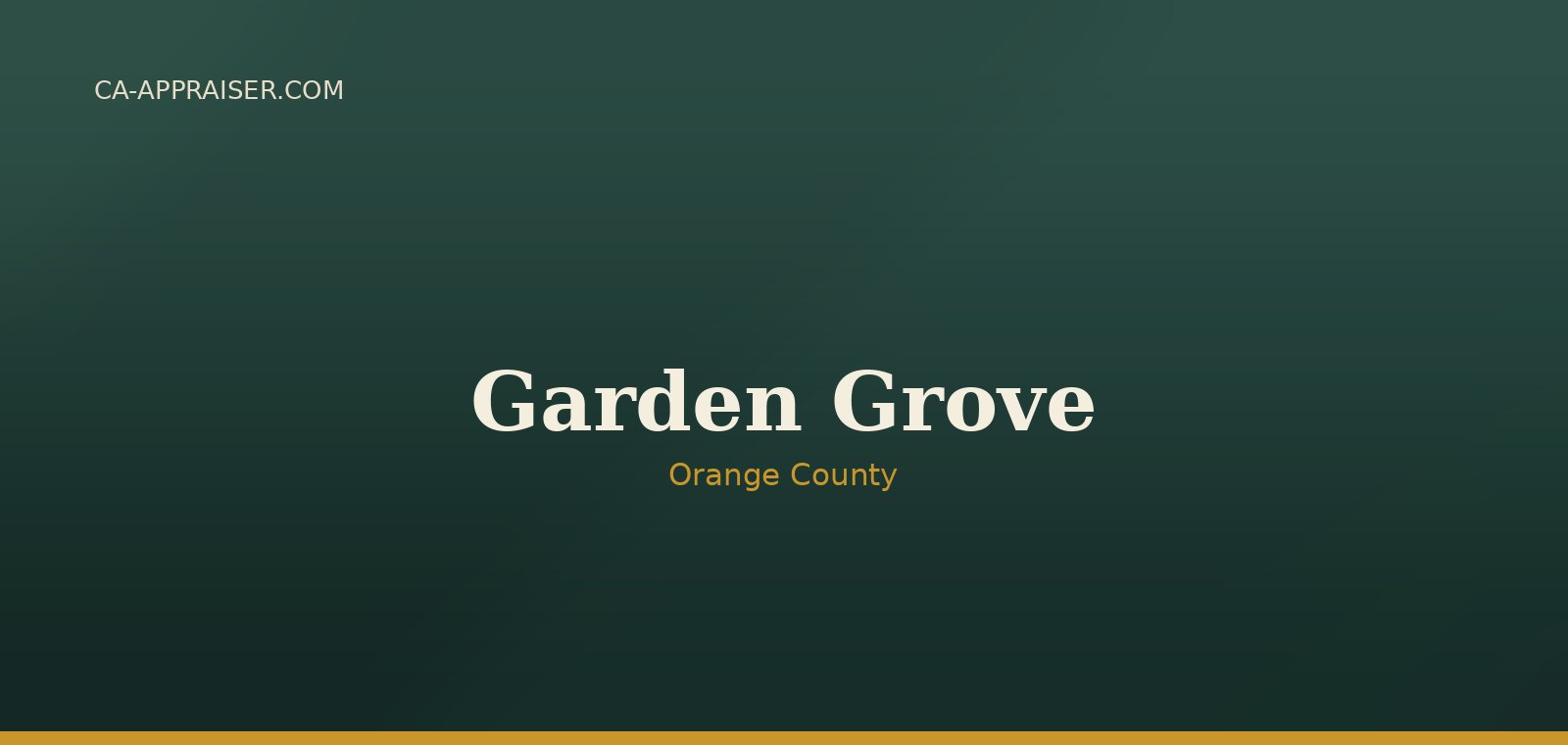 Residential real estate in Garden Grove, Orange County