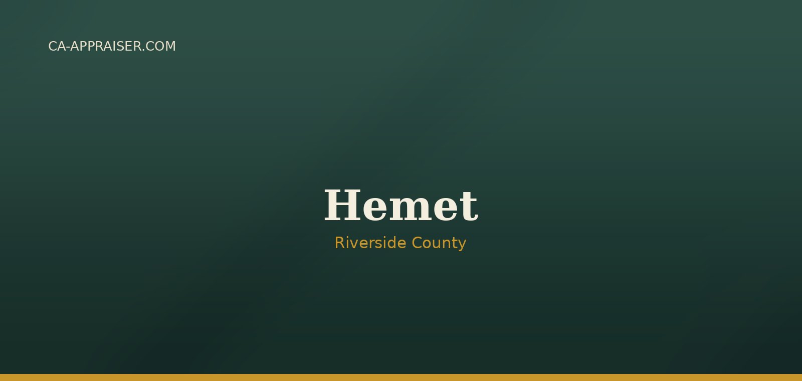 Residential real estate in Hemet, Riverside County