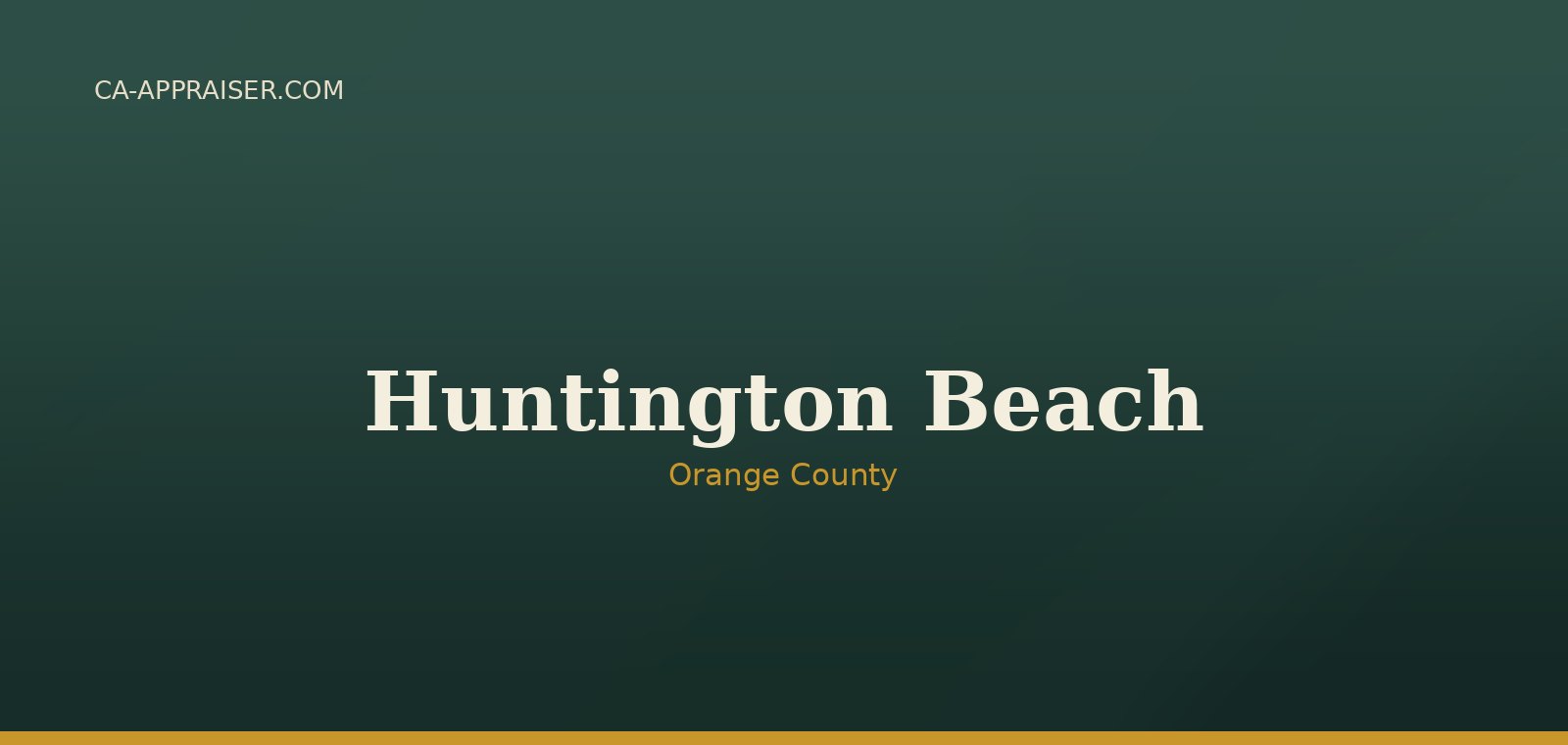 Residential real estate in Huntington Beach, Orange County