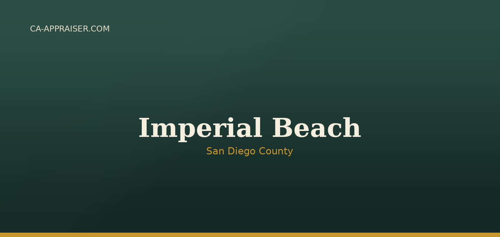 Residential real estate in Imperial Beach, San Diego County
