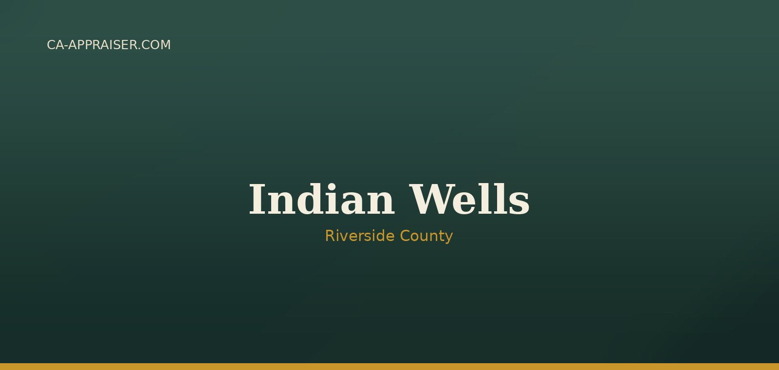 Residential real estate in Indian Wells, Riverside County