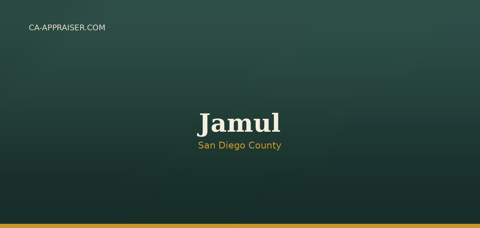Residential real estate in Jamul, San Diego County