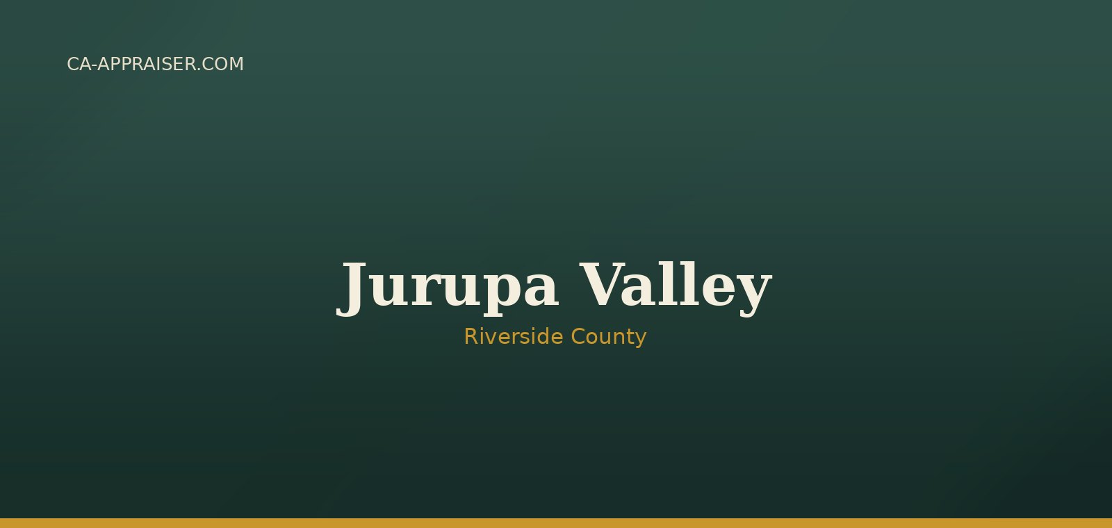 Residential real estate in Jurupa Valley, Riverside County
