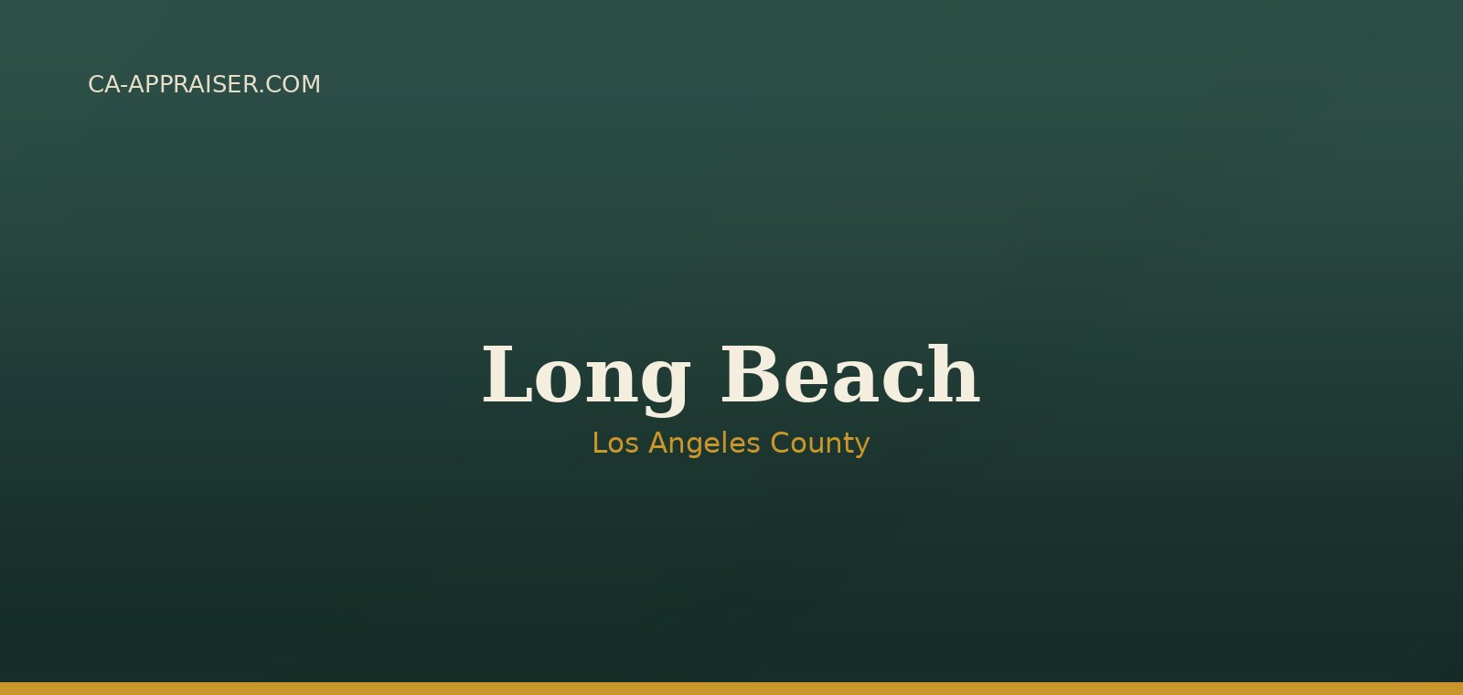 Residential real estate in Long Beach, Los Angeles County