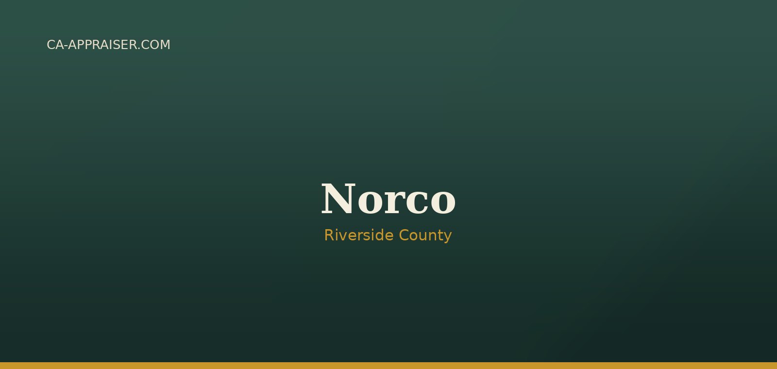 Residential real estate in Norco, Riverside County