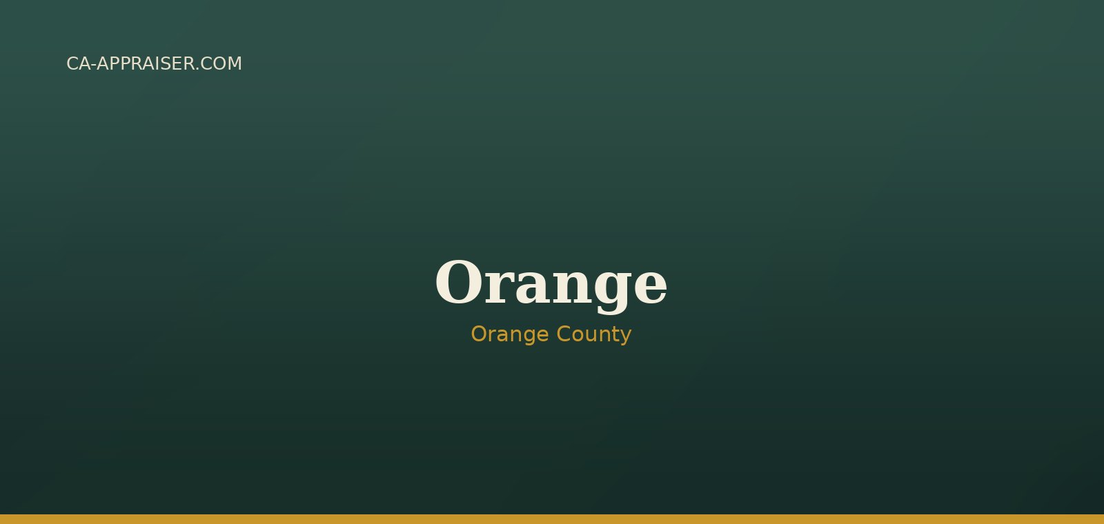 Residential real estate in Orange, Orange County