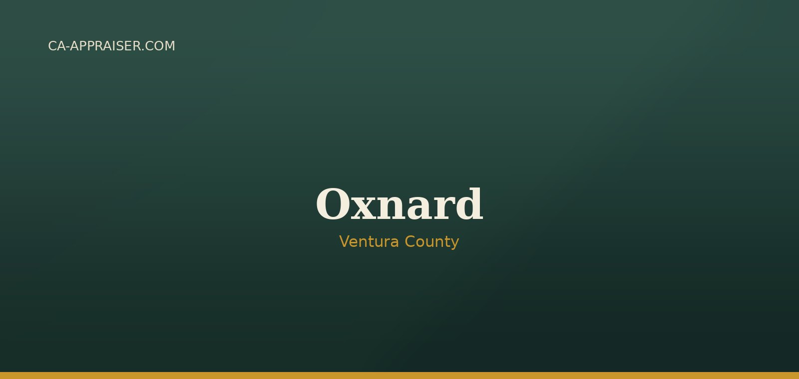 Residential real estate in Oxnard, Ventura County