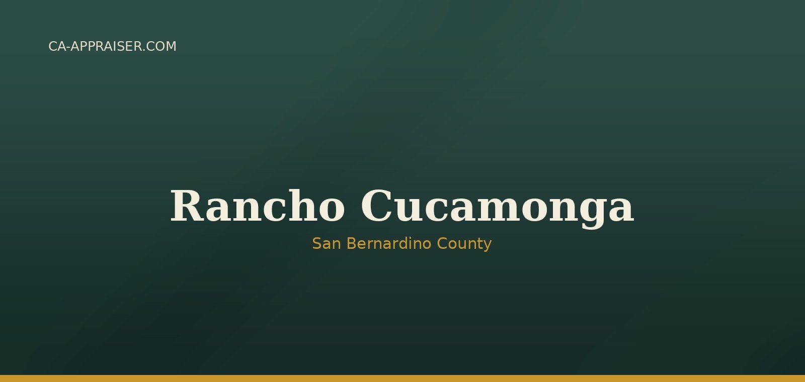 Residential real estate in Rancho Cucamonga, San Bernardino County