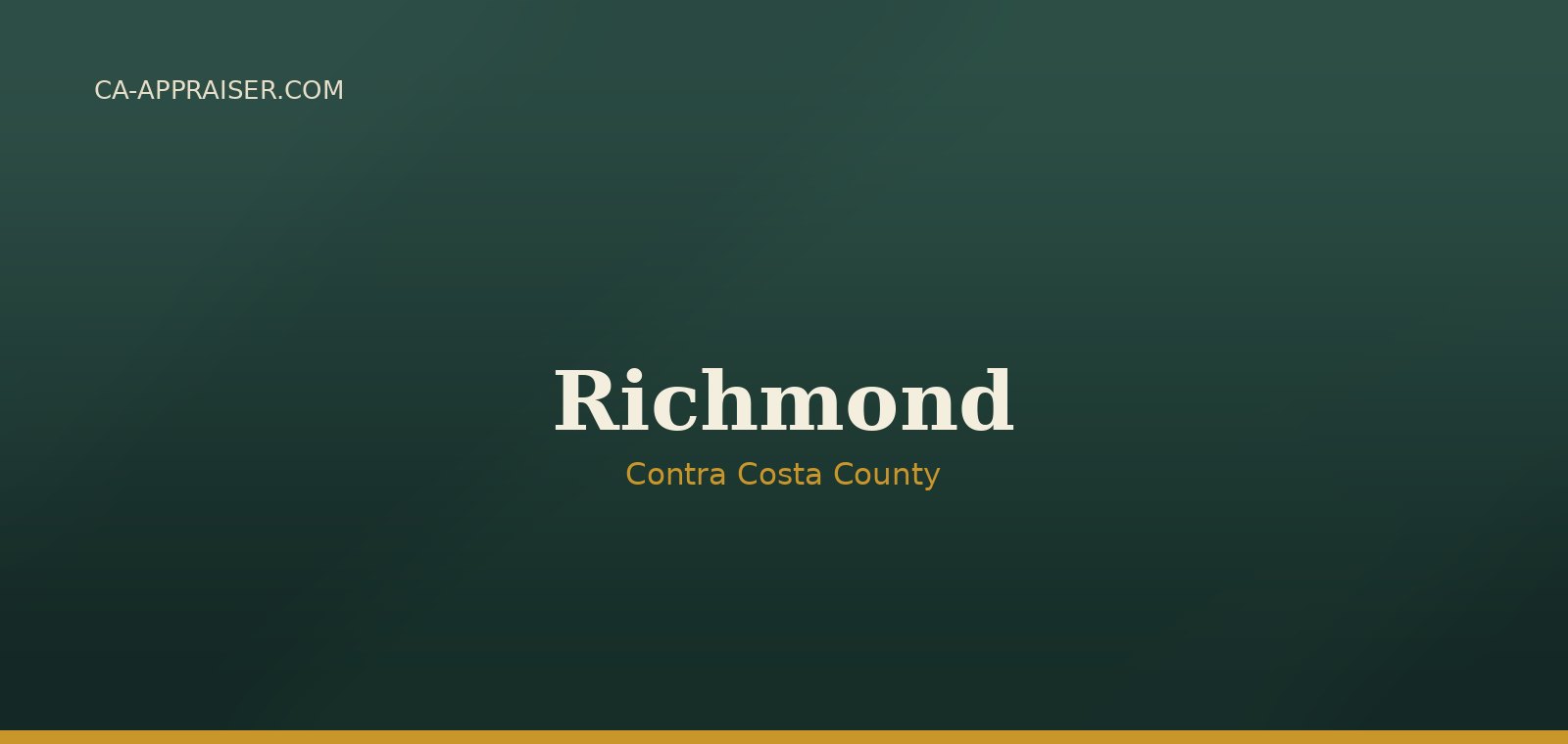 Residential real estate in Richmond, Contra Costa County