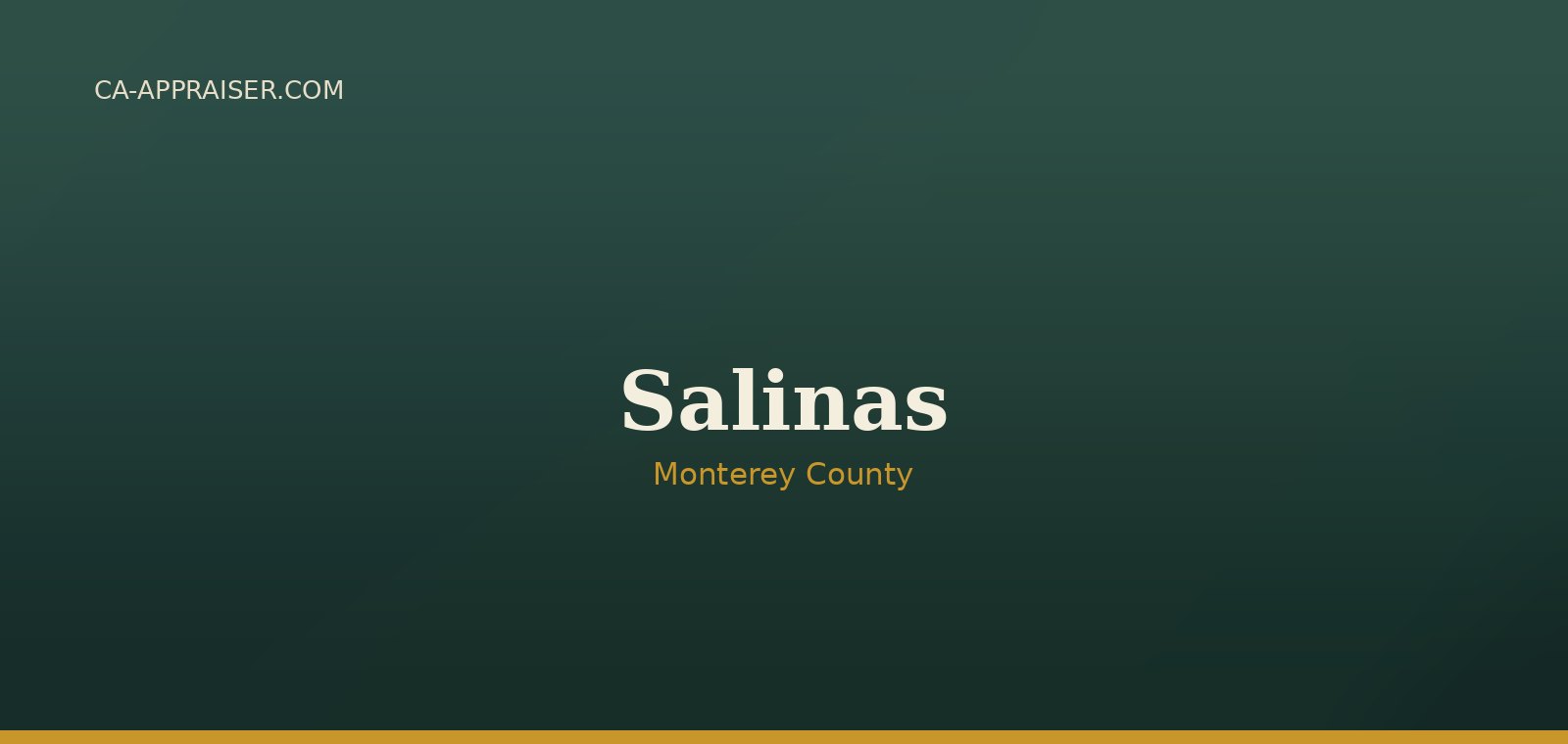 Residential real estate in Salinas, Monterey County