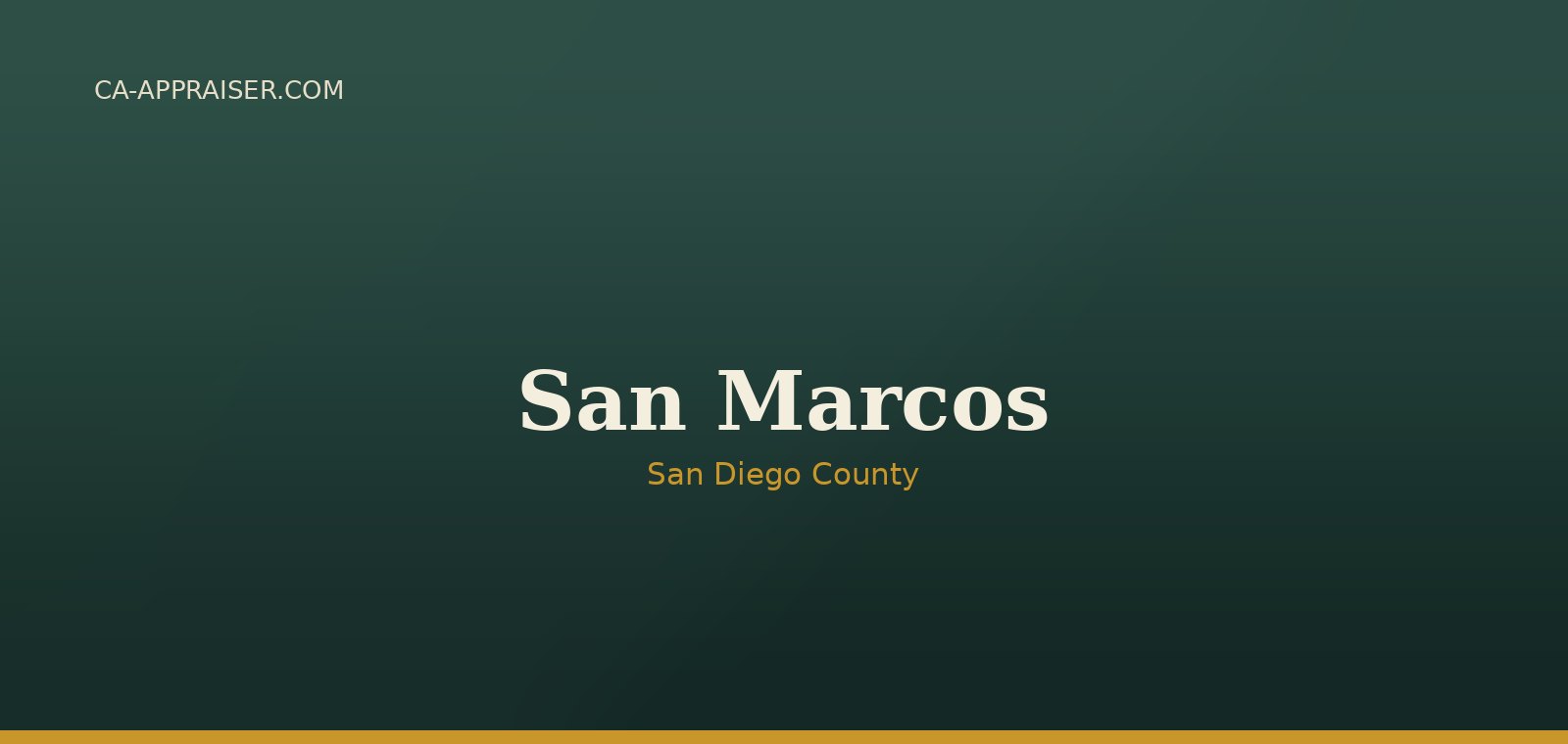 Residential real estate in San Marcos, San Diego County