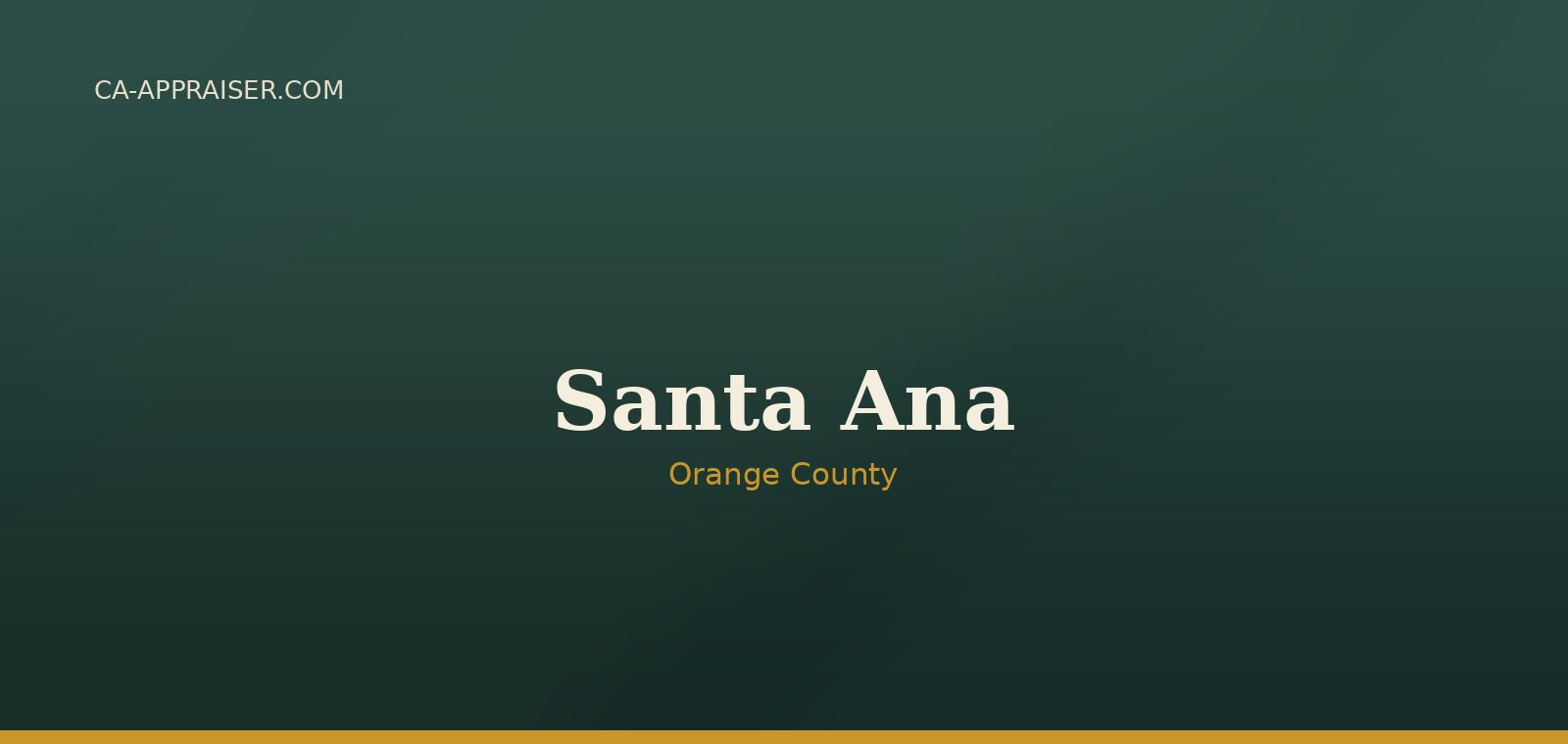 Residential real estate in Santa Ana, Orange County