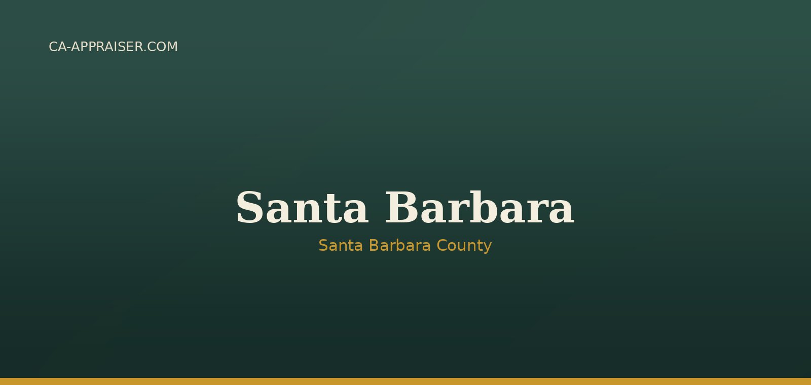 Residential real estate in Santa Barbara, Santa Barbara County
