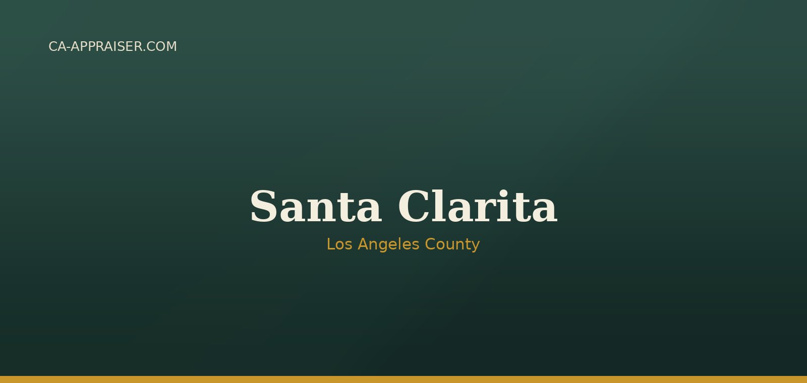 Residential real estate in Santa Clarita, Los Angeles County