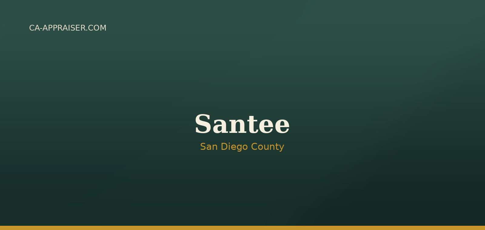 Residential real estate in Santee, San Diego County