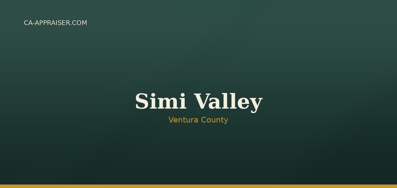 Residential real estate in Simi Valley, Ventura County