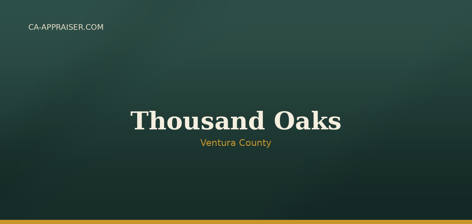 Residential real estate in Thousand Oaks, Ventura County