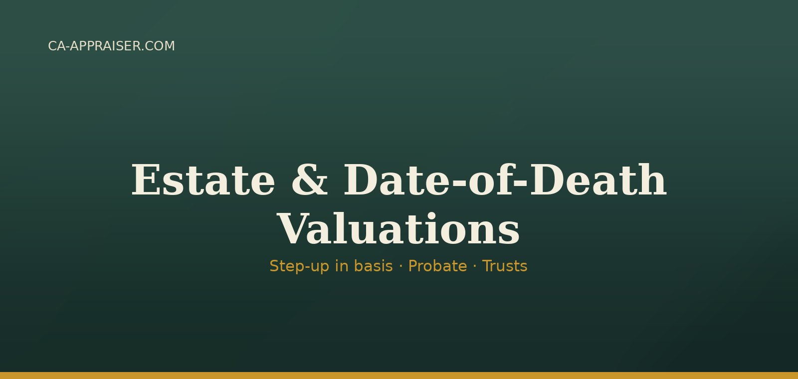 Estate & Trust Appraisals